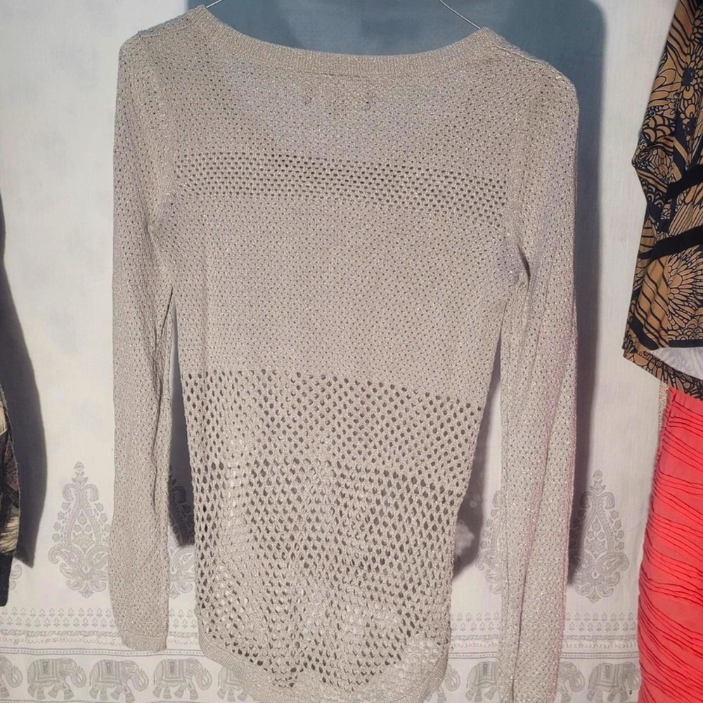 ROCK & REPUBLIC Shirt, Taupe, Size: XS, EUC, (CL04)
